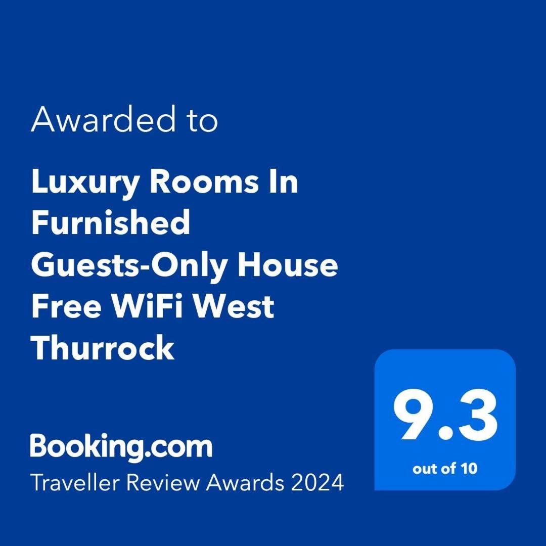 Luxury Rooms In Furnished Guests-Only House Free Wifi West Thurrock Grays Eksteriør billede